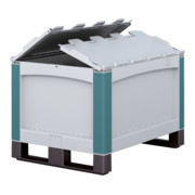 Caisses-palettes pour charges lourdes Bito série SL SLD86621K l 800 x l 600 x H 741