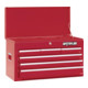 Schubladenkoffer 6 tiroirs 1 compartiment acier tôle RAL3002 L. 663 P. 307 H. 395 mm-1