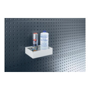 Caisson de rangement H65xl450xP175mm gris clair p. panneaux perforés BOTT