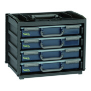 Caisson de transport en polypropylène équipé de 4 mallettes Assorter-2