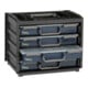 Caisson de transport en polypropylène équipé de 4 mallettes Assorter