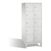 Caisson de ventilation C+P Classic sur pieds 10 compartiments Avant Corps gris clair Corps gris clair Gris clair