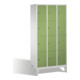 Caisson de ventilation C+P Classic sur pieds 12 compartiments Façade Corps vert Reseda corps gris clair
