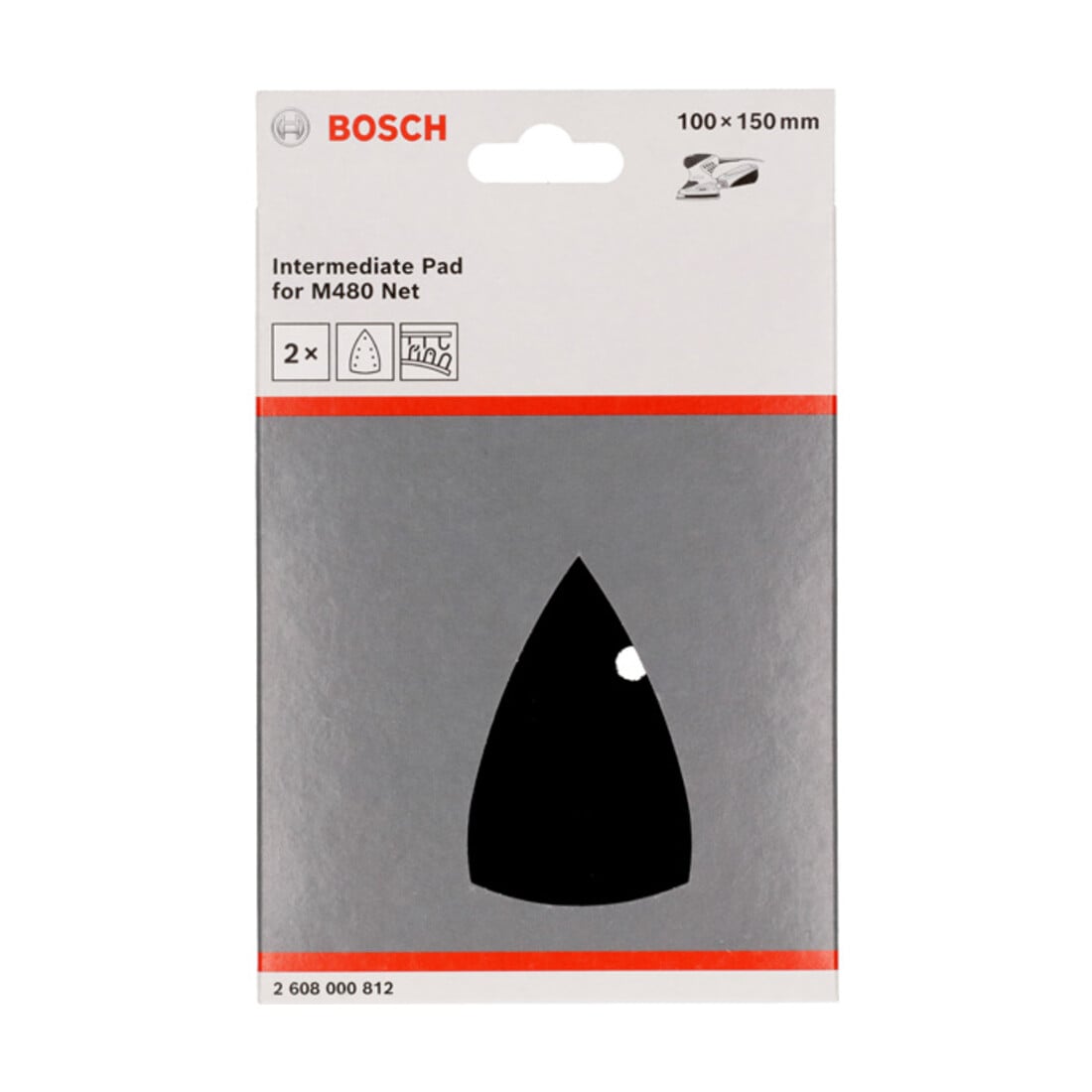 Cale-support Bosch Pad Saver, 100x150mm