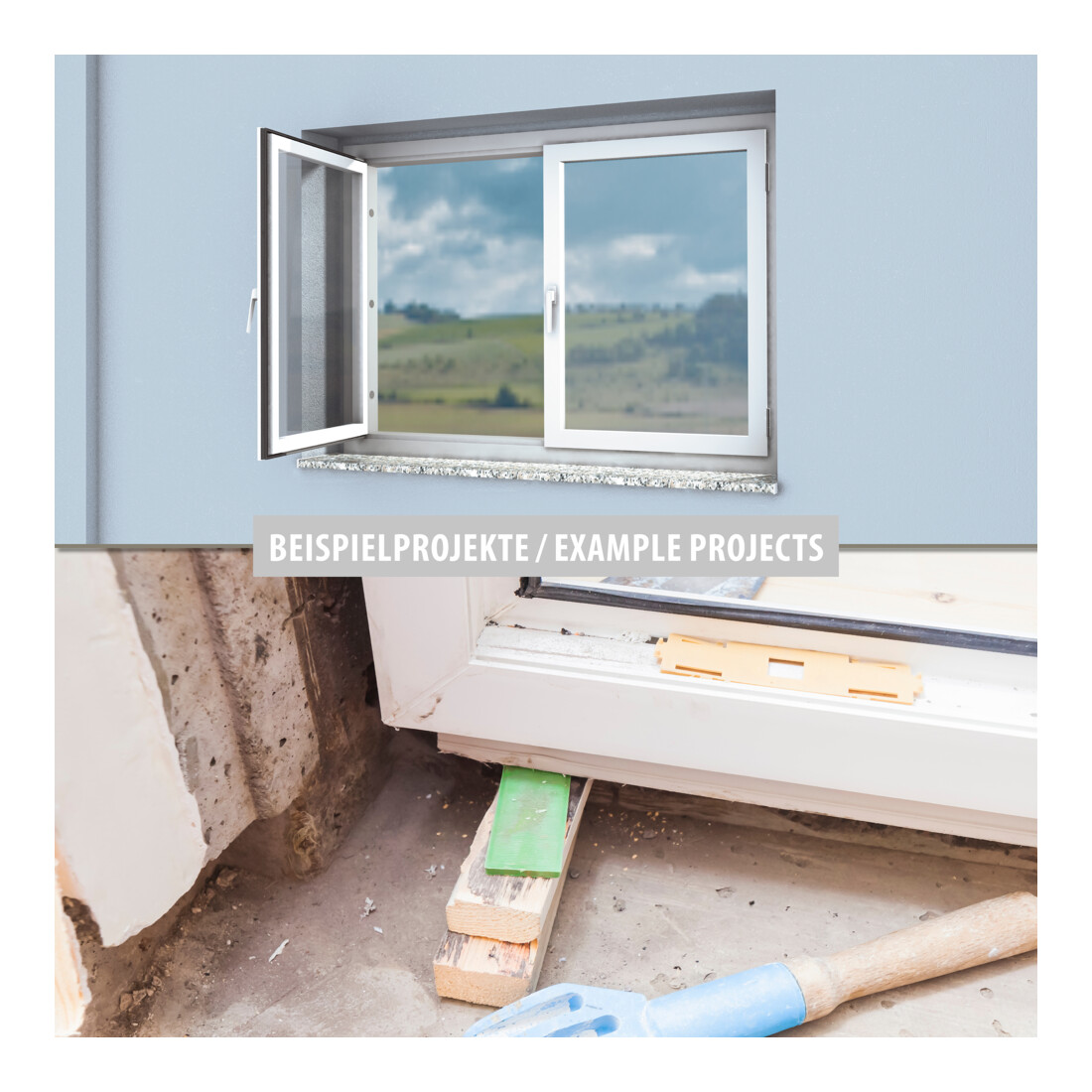 Cales pour vitrage TOX 24x100 mm Window Distance