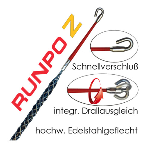 Calza di trazione per cavo Runpotec RUNPO Z D 6-9 mm