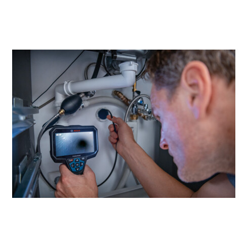 Caméra d'inspection Bosch GIC 12V-5-27 C, 1 x batterie GBA 12V 2.0Ah, L-BOXX