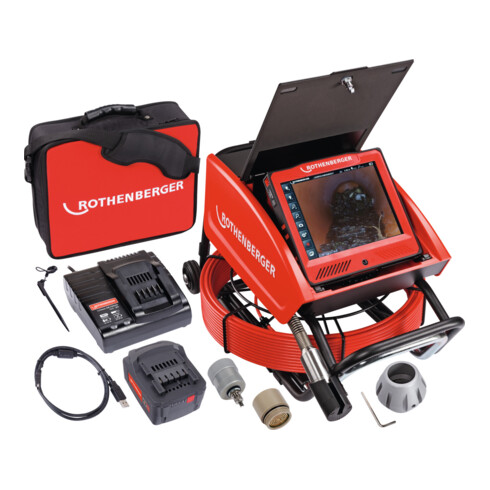 Caméra d'inspection ROCAM® 4 PLUS tête de caméra D.40mm L. de câble 65 m ROTHENB