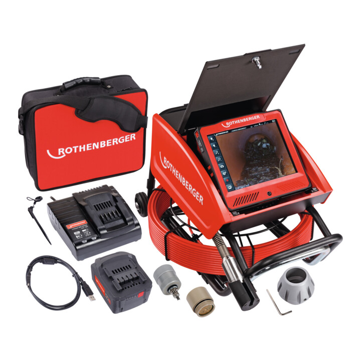 Caméra d'inspection ROCAM® 4 PLUS tête de caméra D.40mm L. de câble 65 m ROTHENB