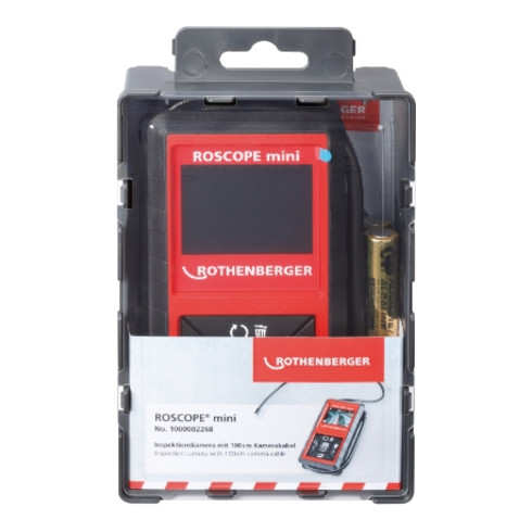 Caméra d'inspection ROSCOPE®mini 2 po. 320 x 240 L. câble 1200 mm ROTHENBERGER