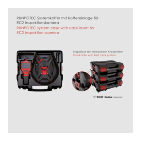 Caméra multifonctions Runpotec RUNPOCAM RC2, câble 30 m