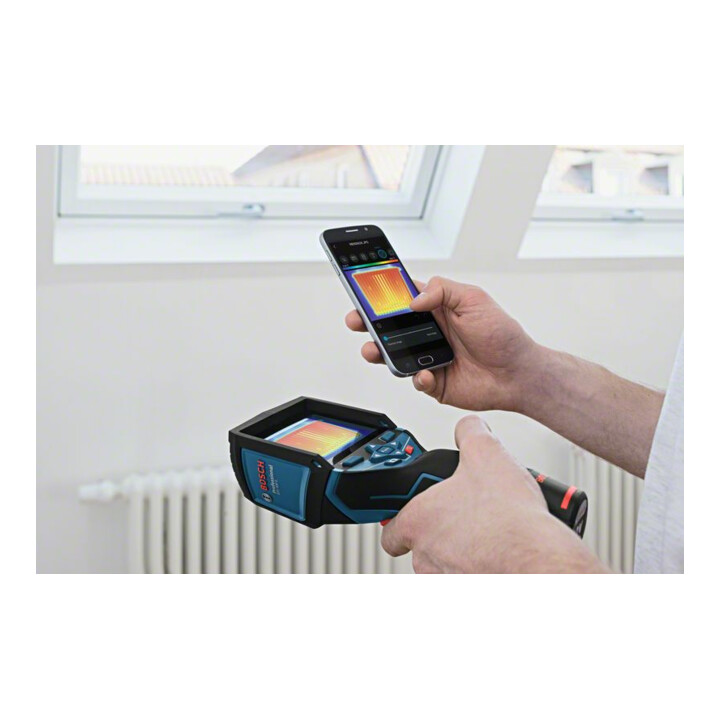 Caméra thermique Bosch GTC 400 C avec 1 x 1.5 batterie Li-Ion L-BOXX