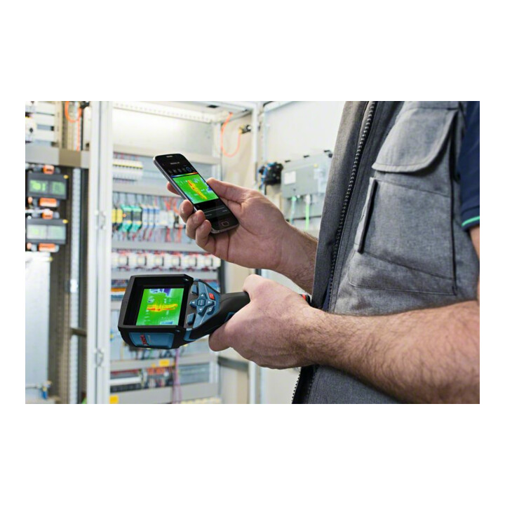 Caméra thermique Bosch GTC 400 C avec 1 x 1.5 batterie Li-Ion L-BOXX