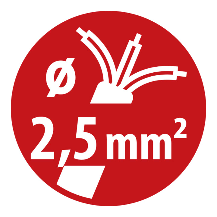 Camping Adapterkabel IP44 1,5m H07RN-F 3G2,5 Schutzkontakt-Stecker, CEE-Kupplung 230V/16A