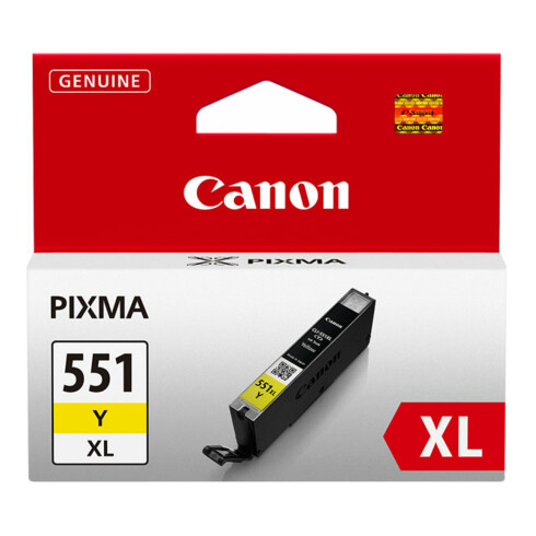 Canon Tintenpatrone gelb CLI-551Y XL