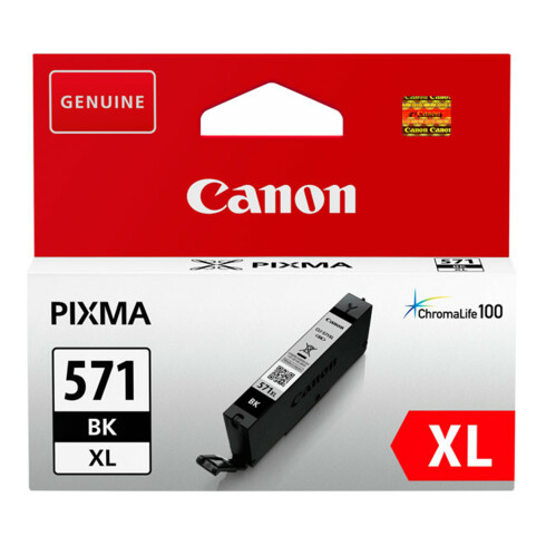 Canon Tintenpatrone schwarz CLI-571BK XL