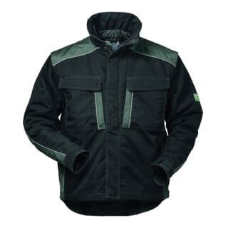 Canvas Outdoorjacke 2 in 1 Basel Gr.M schwarz/grau ELYSEE