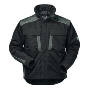 Canvas Outdoorjacke 2 in 1 Basel Gr. XL schwarz/grau 65% PES/35% CO Feldtmann-1