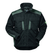 Canvas Outdoorjacke 2 in 1 Basel Gr. XXL schwarz/grau 65% PES/35% CO Feldtmann