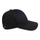 Cap Terrax Workwear uni zwart/limoen 100% Katoen TERRAX-1