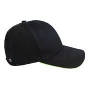 Cap Terrax Workwear univ.schwarz/limette 100 %CO TERRAX