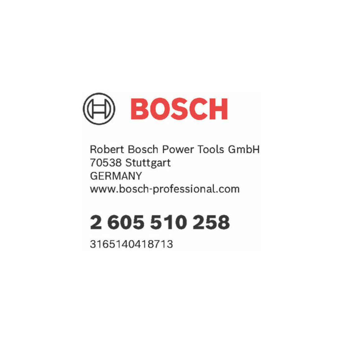 Capot de protection Bosch avec plaque de recouvrement 150 mm