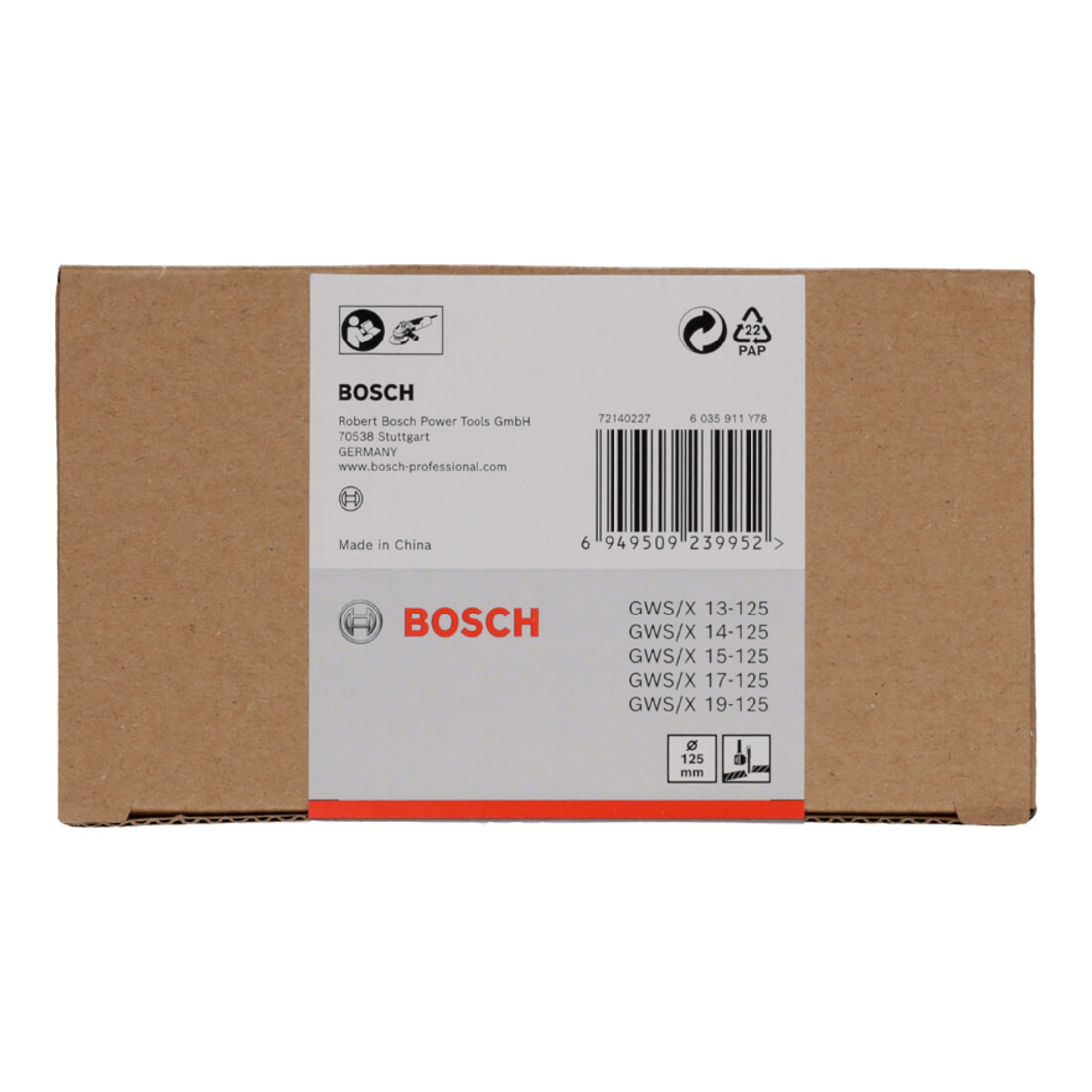 Capot de protection combiné Bosch pour la découpe, ouverture par levier en métal