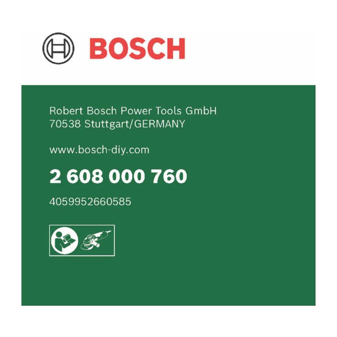 Capot de protection combiné Bosch pour la découpe, plastique emboîtable, 115 mm