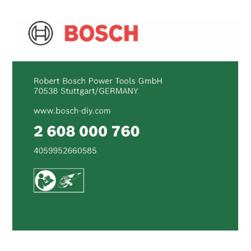 Capot de protection combiné Bosch pour la découpe, plastique emboîtable, 115 mm