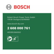 Capot de protection combiné Bosch pour la découpe, plastique emboîtable, 125 mm-5