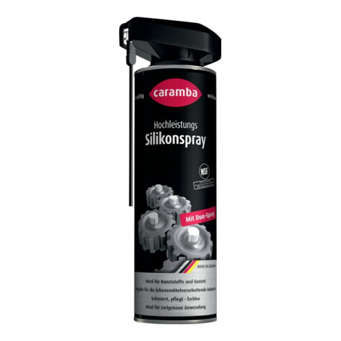 Caramba Hochl.Silikonspray farblos NSF H2 500 ml Spraydose Duo-Spray