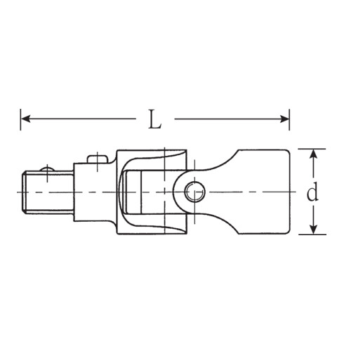 Joint universel Stahlwille 510QR QuickRelease 1/2