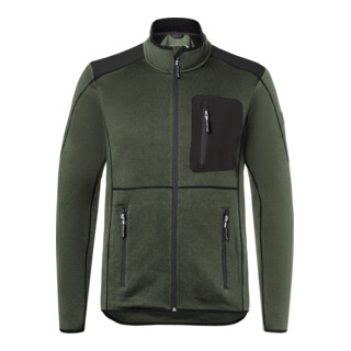 Kübler Veste en tricot olive/noir Form 1443