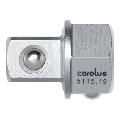 Carolus Adapter 1/2" vkt x 19 mm skt