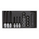 Carolus Schraubendrehereinsatz-Satz 1/2" in 1/3 Modul-1