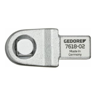 Carré à enficher 7618-02 1/2 po. SE 14x18 mat chromé acier au chrome-vanadium GE
