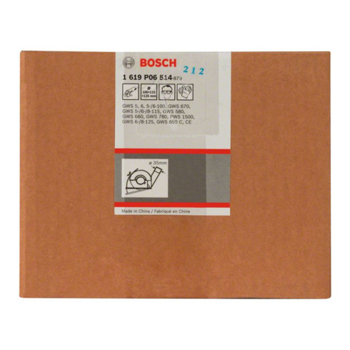 Bosch Carrello di guida con ugello di aspirazione per separare, senza utensili 100/115/125mm