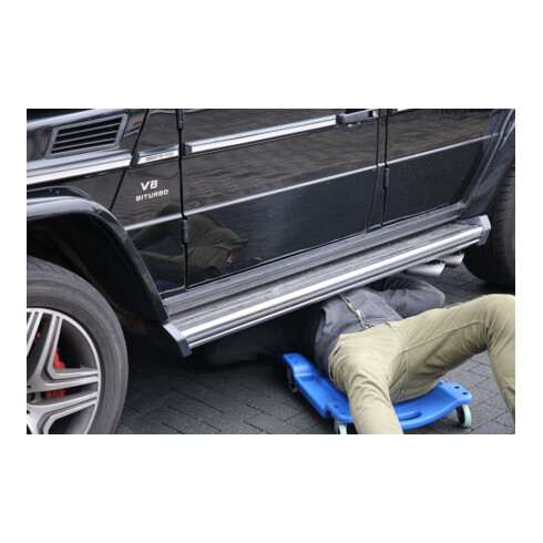 Carrello sottomacchina mobile Brilliant Tools, lungh.1030 x largh.480 x alt.115 mm