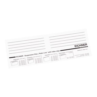 Cartes à insérer Eichner pour la série Platin Line