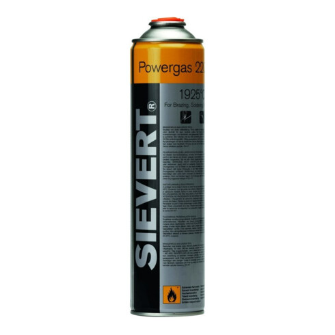 cartouche vissable Powergas 2204 336 g 600 ml 1925 degr.C SIEVERT