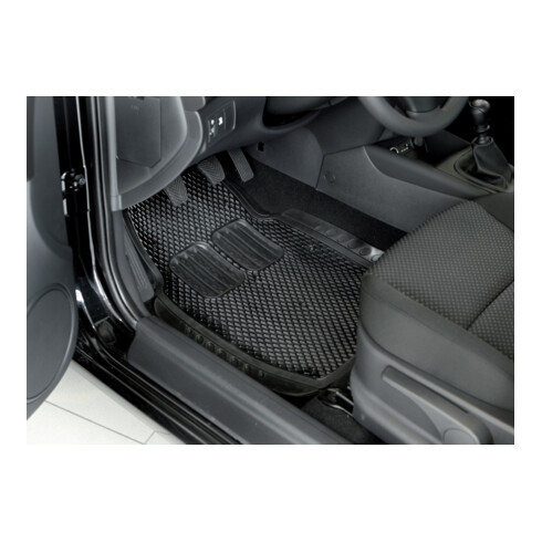 CARTREND Set de tapis en caoutchouc Gully 72x50,5 cm avec grille d'égouttage Article promotionnel