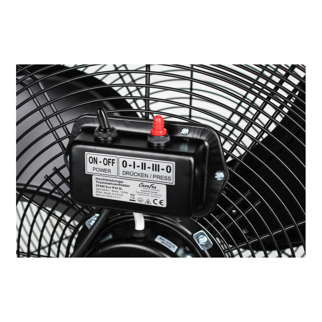 Casafan Trommelventilator DF600 Eco IP54 SL
