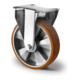 CASCOO Bockrolle ø 125 mm Serie BAU5 Doppelkugellager L-Serie-1