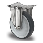 CASCOO Bockrolle Serie P2W2 Gleitlager Edelstahl