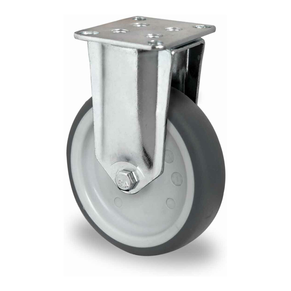 CASCOO Bockrolle ø 125 mm Serie P2T2 Gleitlager