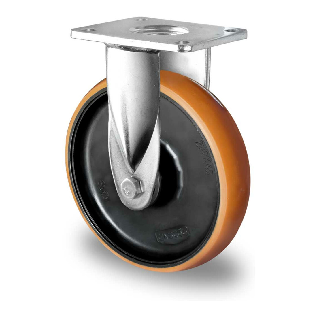 CASCOO Bockrolle ø 200 mm Serie Z4U5 Doppelkugellager M-Serie