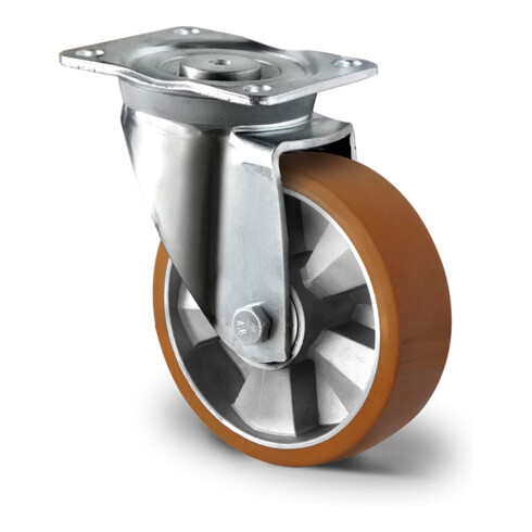 CASCOO Lenkrolle ø 125 mm Serie BAU5 Doppelkugellager K-Serie