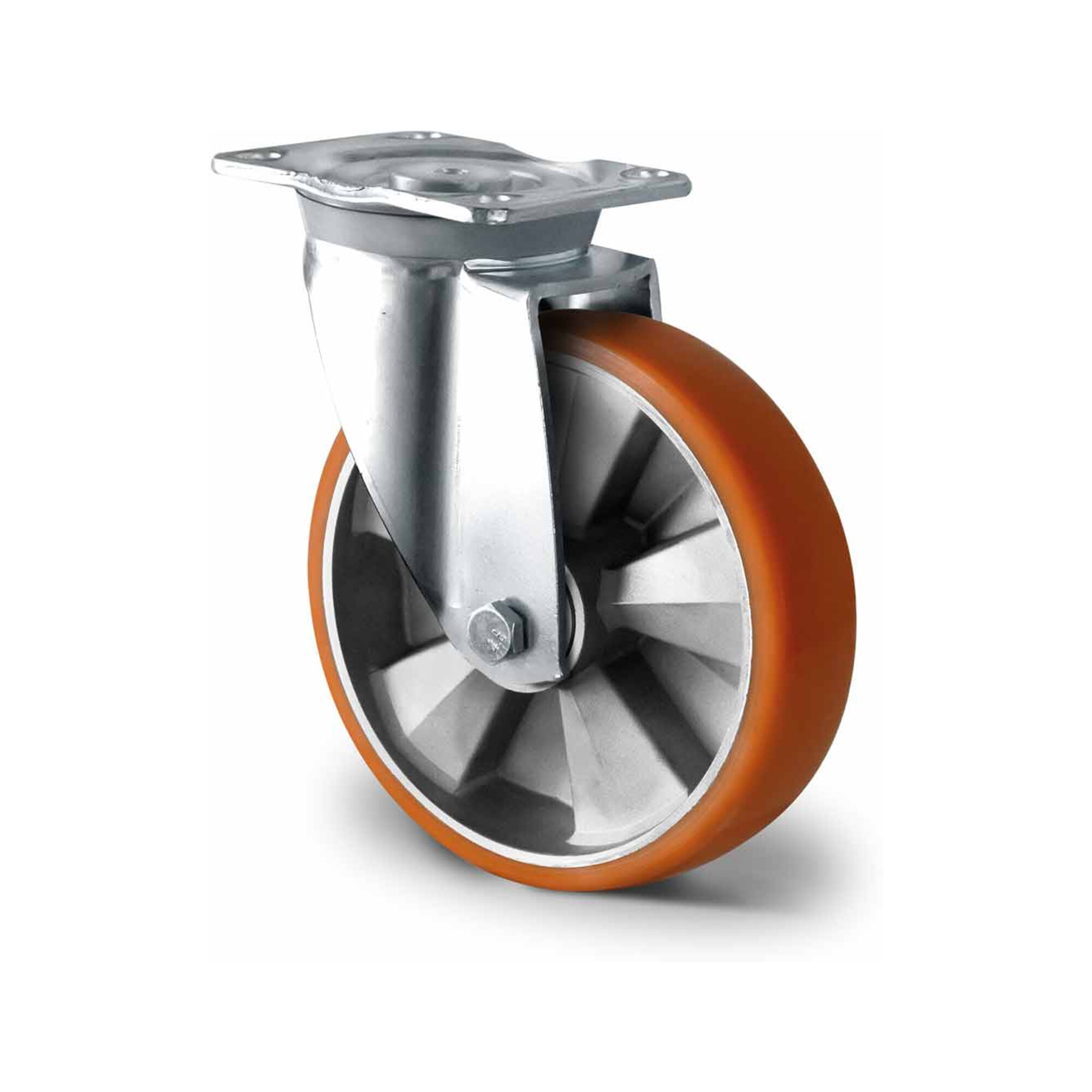 CASCOO Lenkrolle ø 200 mm Serie BAU5 Doppelkugellager K-Serie