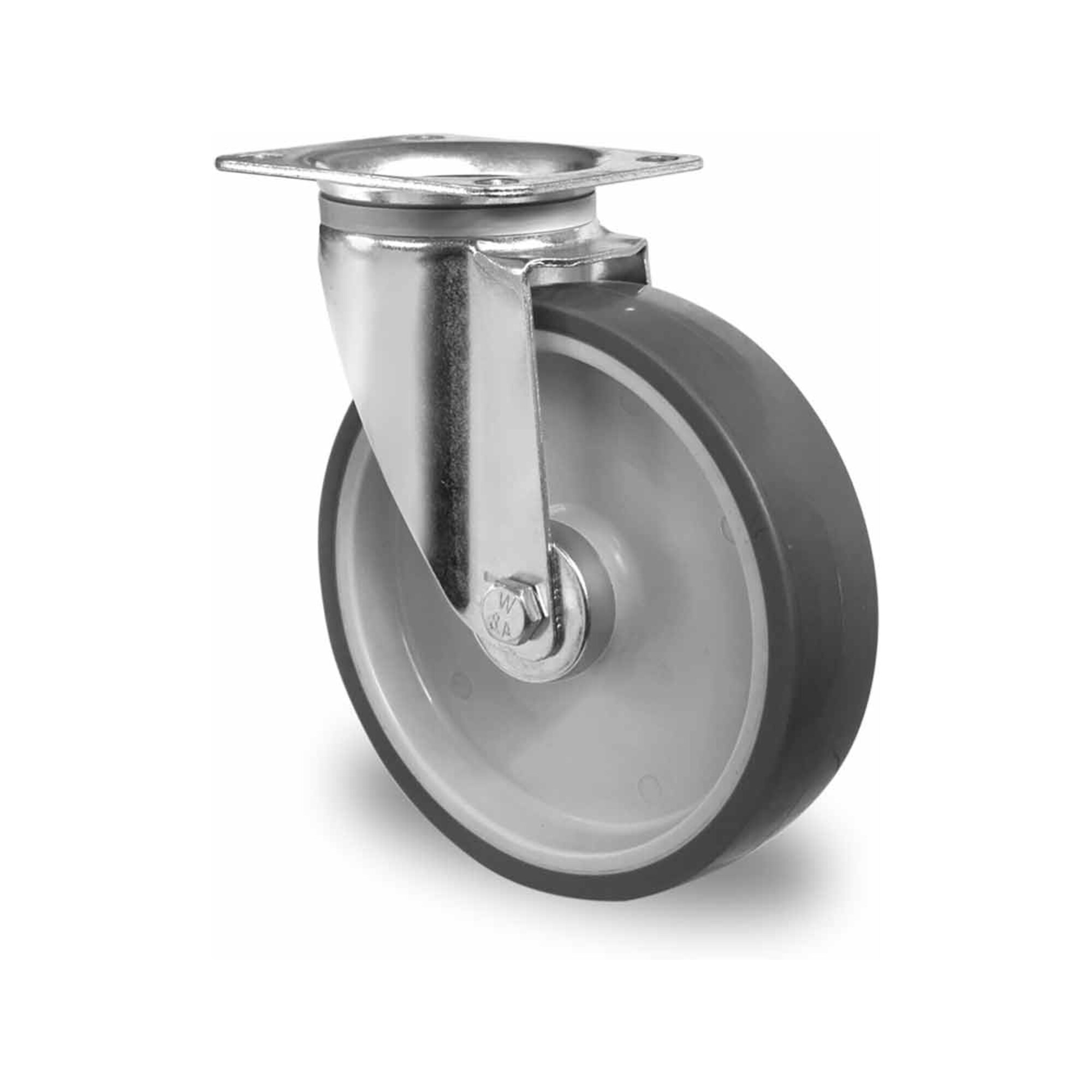 CASCOO Lenkrolle ø 200 mm Serie P2V2 Rollenlager