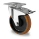 CASCOO Lenkrolle mit Totalfeststeller Serie N4B5 Kugellager-1